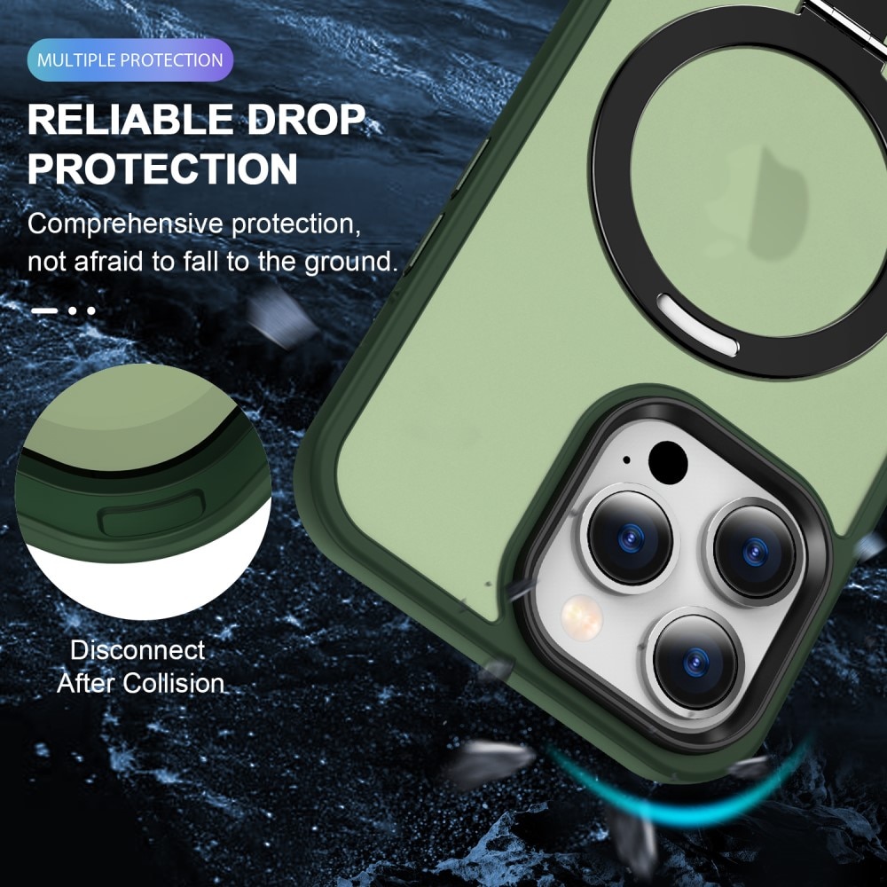Hybriddeksel MagSafe Ring iPhone 14 Pro Max Grønn