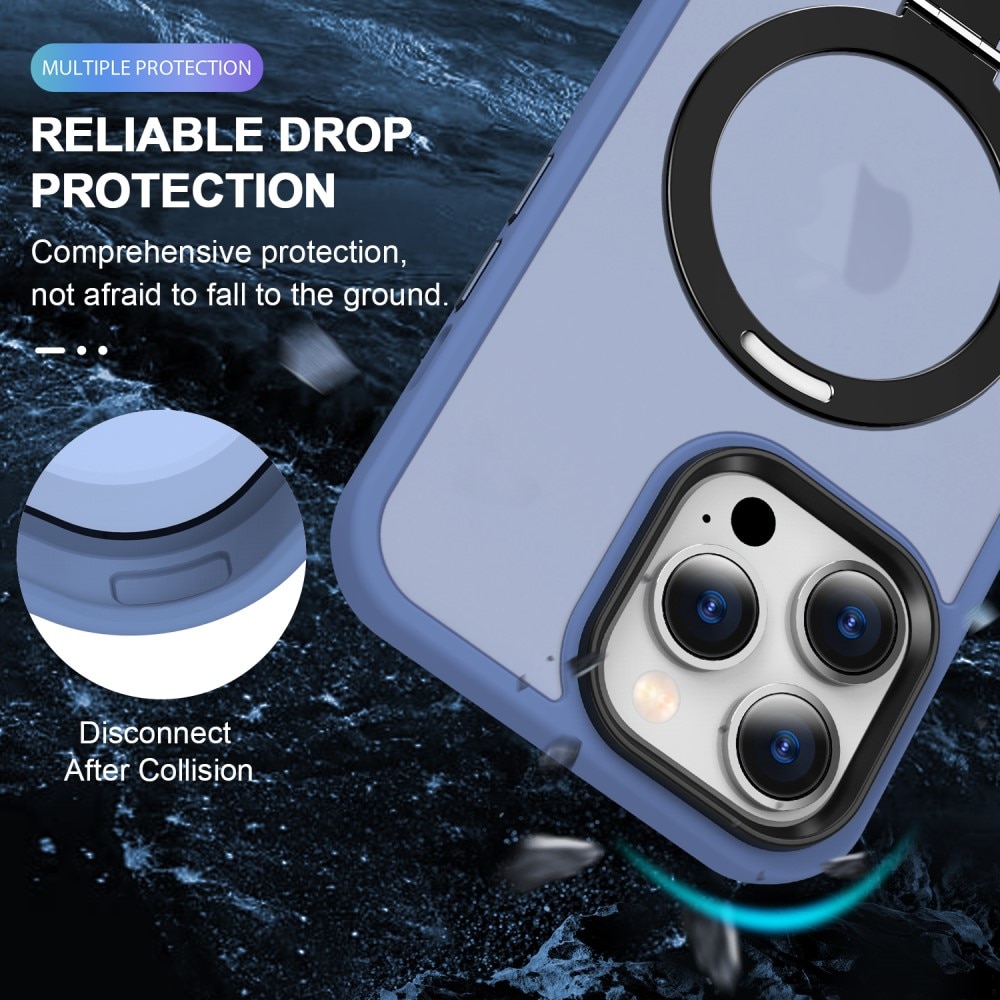Hybriddeksel MagSafe Ring iPhone 14 Pro Max blå