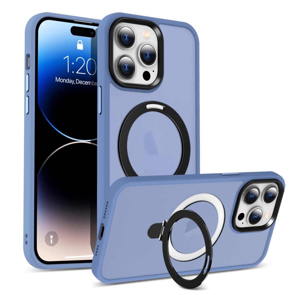 Hybriddeksel MagSafe Ring iPhone 14 Pro blå