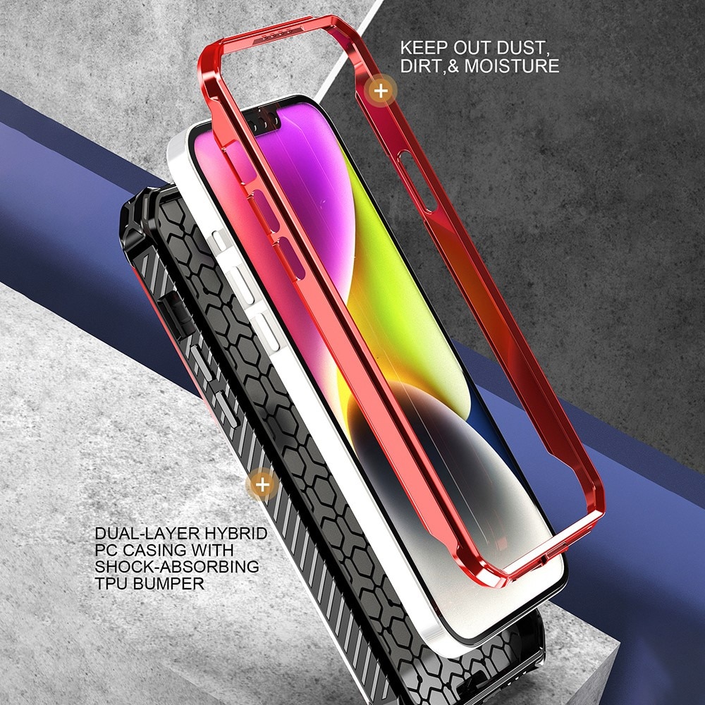 Hybriddeksel Tech MagSafe Ring iPhone 13 svart