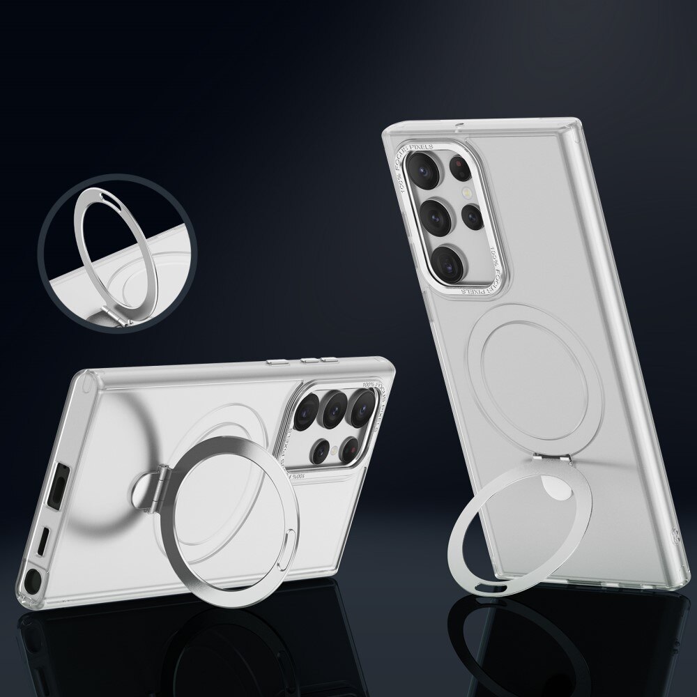 Hybriddeksel MagSafe Ring Samsung Galaxy S23 Ultra Blå