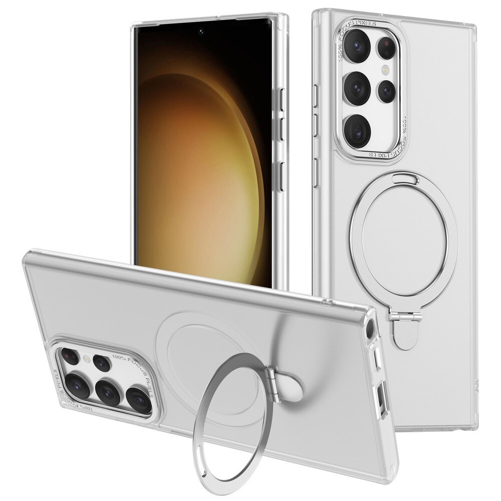 Hybriddeksel MagSafe Ring Samsung Galaxy S23 Ultra Blå