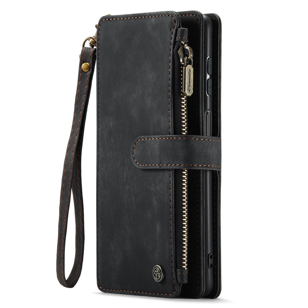 Zipper Wallet Samsung Galaxy A54 Svart