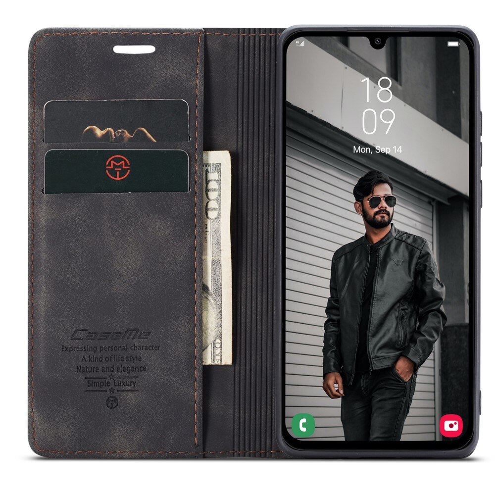 Slim Lommebokveske Samsung Galaxy A24 Svart
