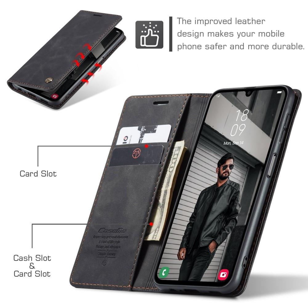 Slim Lommebokveske Samsung Galaxy A24 Svart