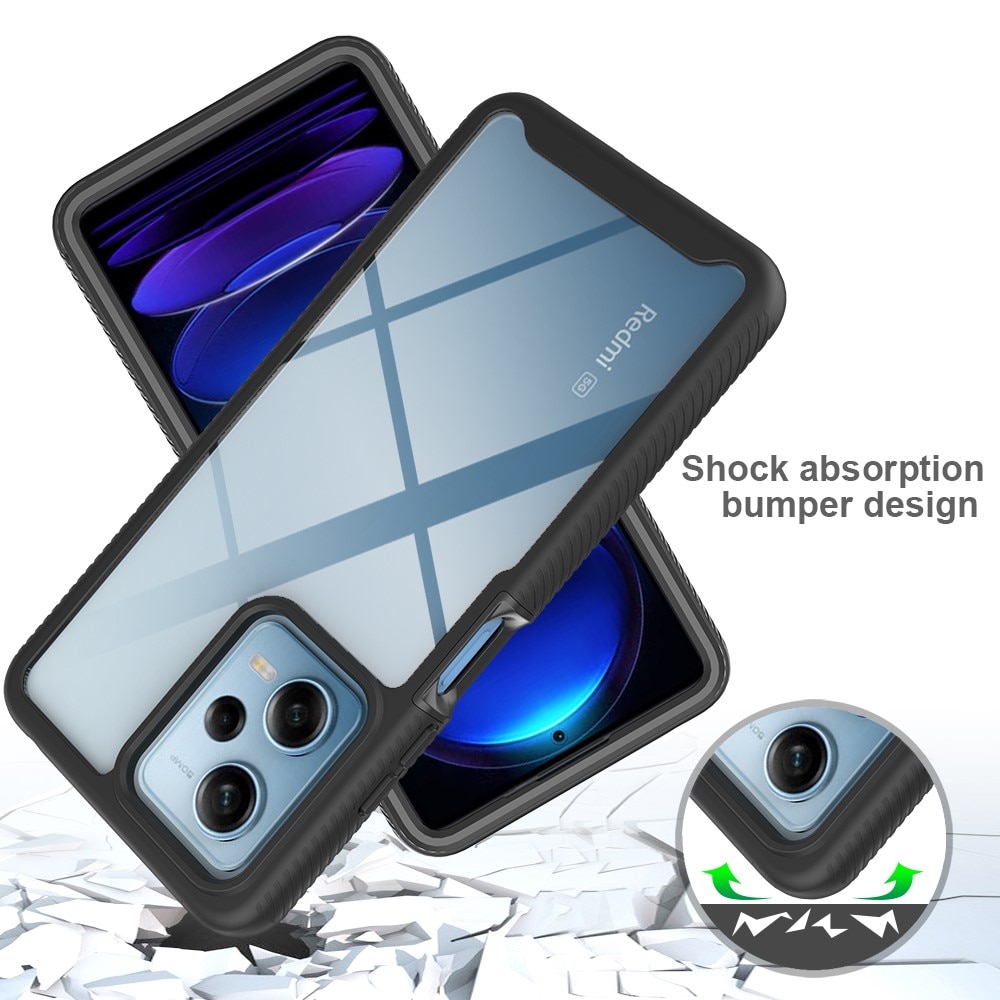 Full Protection Case Xiaomi Redmi Note 12 Pro Svart