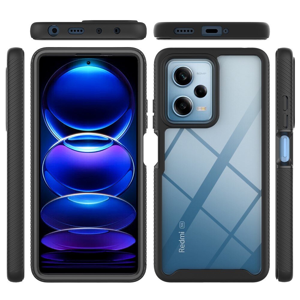 Full Protection Case Xiaomi Redmi Note 12 Pro 5G svart