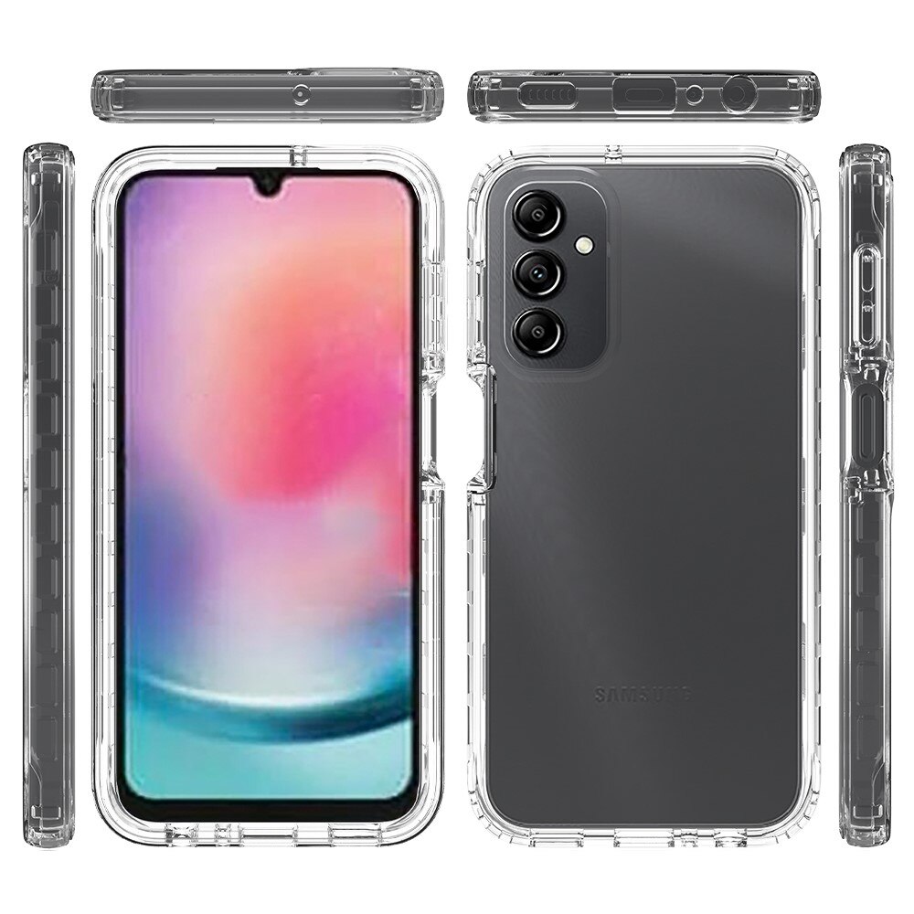 Full Protection Case Samsung Galaxy A24 Gjennomsiktig