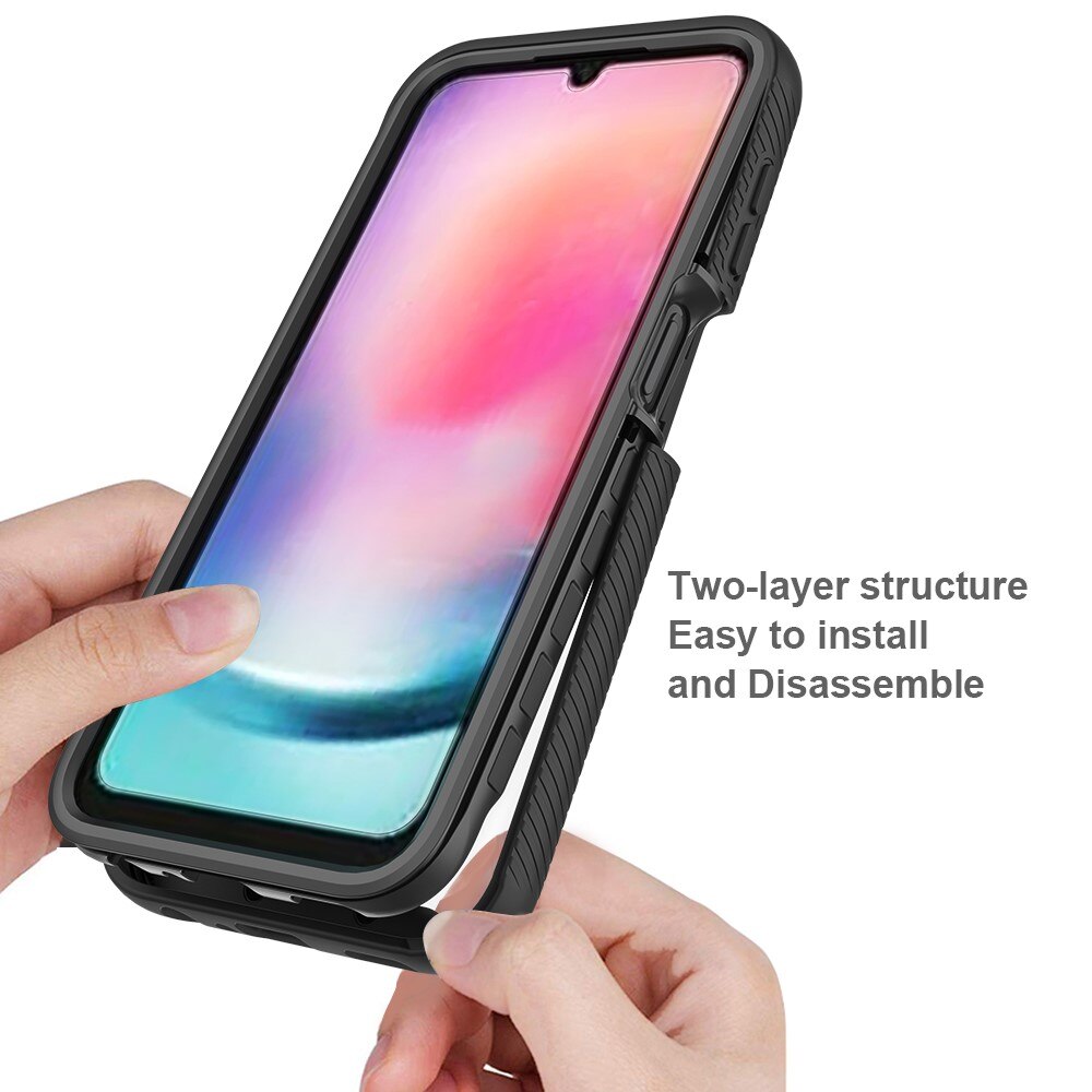 Full Protection Case Samsung Galaxy A24 Svart