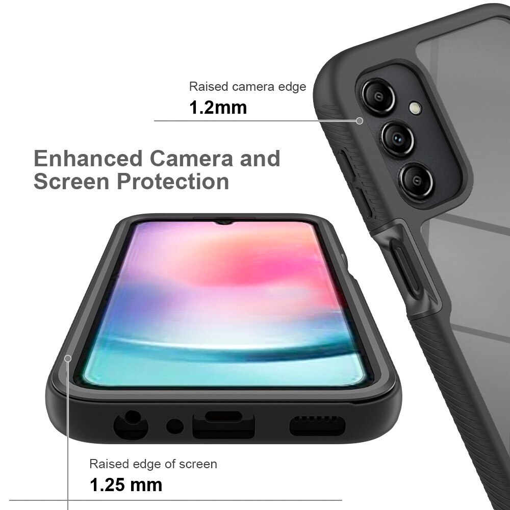 Full Protection Case Samsung Galaxy A24 Svart