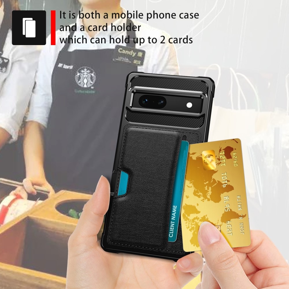 Tough Card Case Google Pixel 7a svart