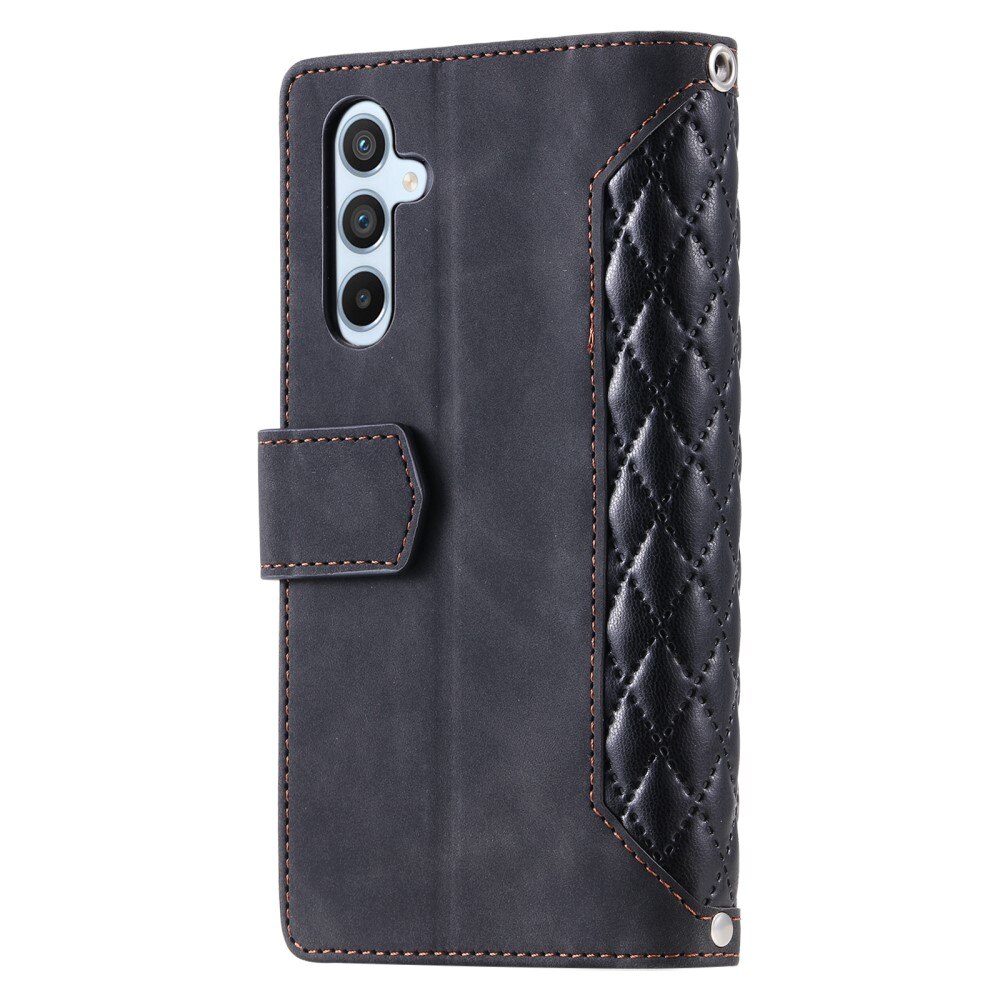 Lommebokveske Samsung Galaxy A54 Quilted Svart