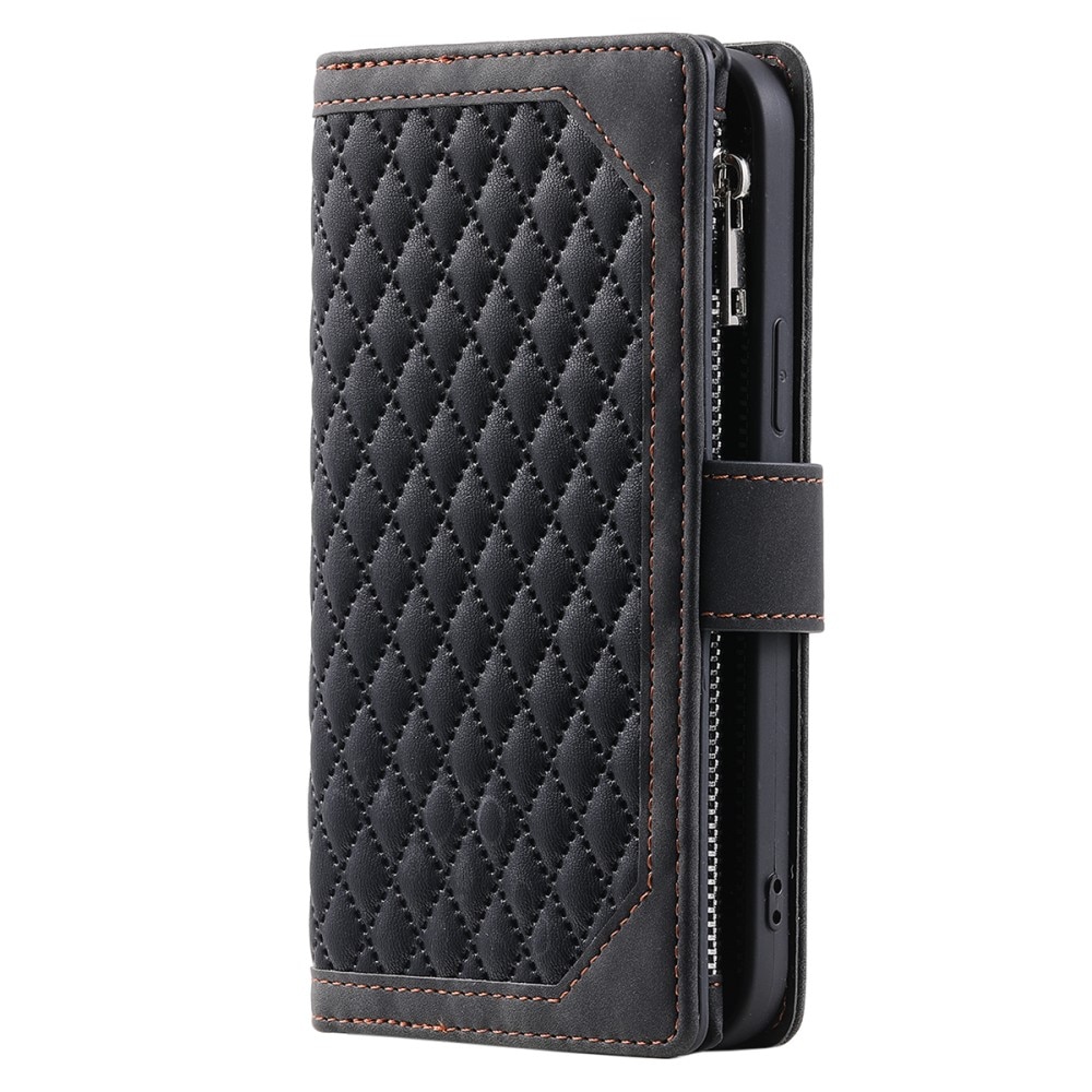 Lommebokveske Samsung Galaxy A54 Quilted Svart