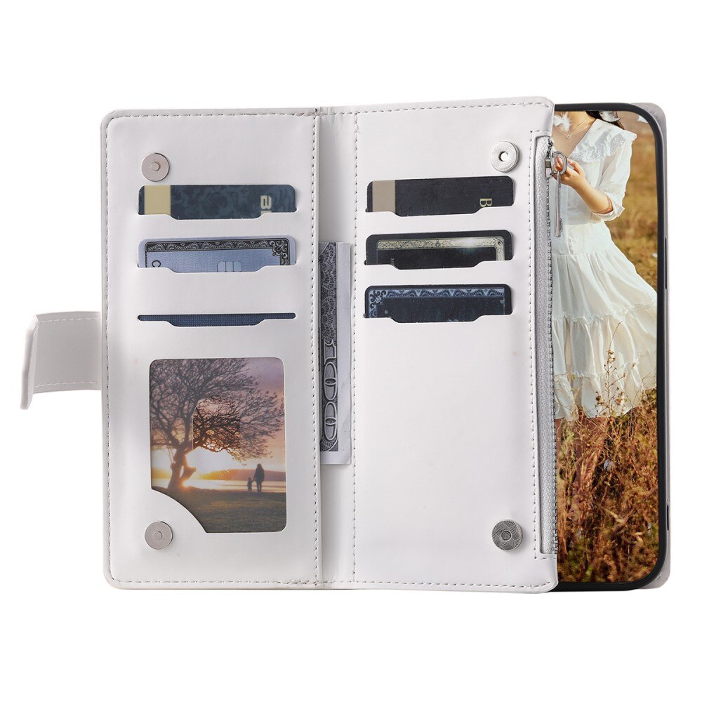 Lommebokveske Samsung Galaxy A14 Quilted Hvit