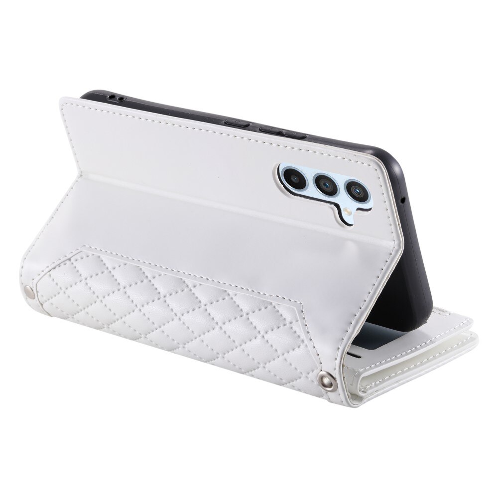 Lommebokveske Samsung Galaxy A14 Quilted Hvit
