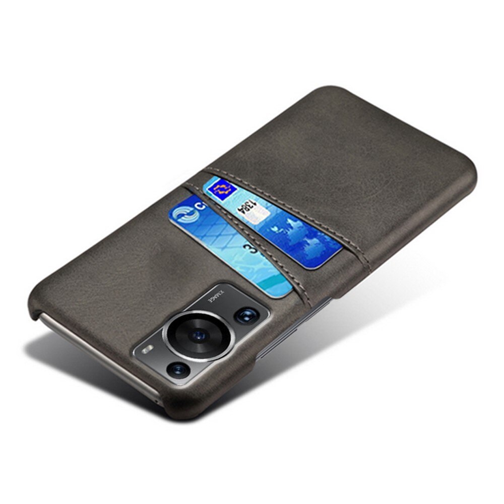 Card Slots Case Huawei P60/P60 Pro svart