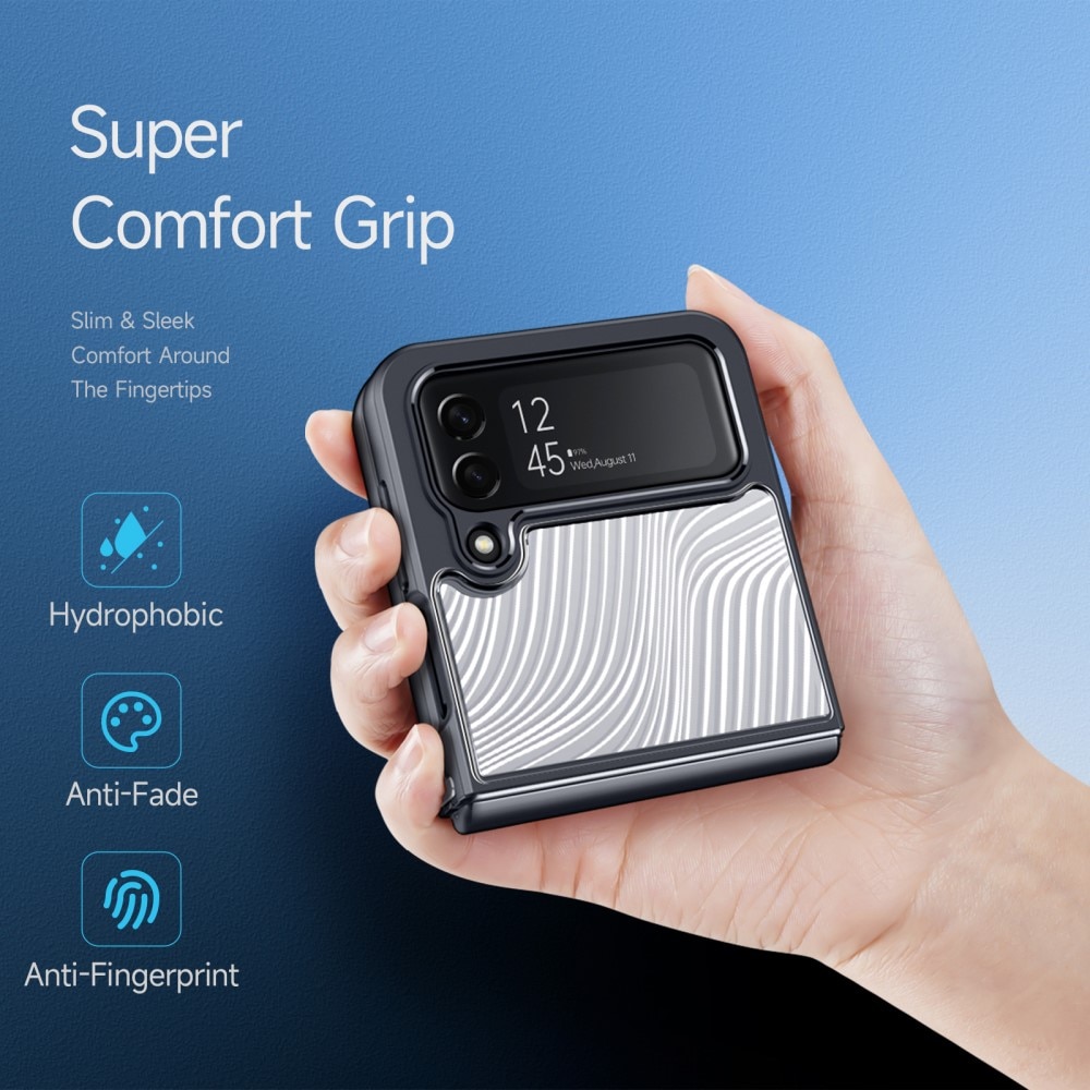 Aimo Series Deksel Samsung Galaxy Z Flip 4 gjennomsiktig