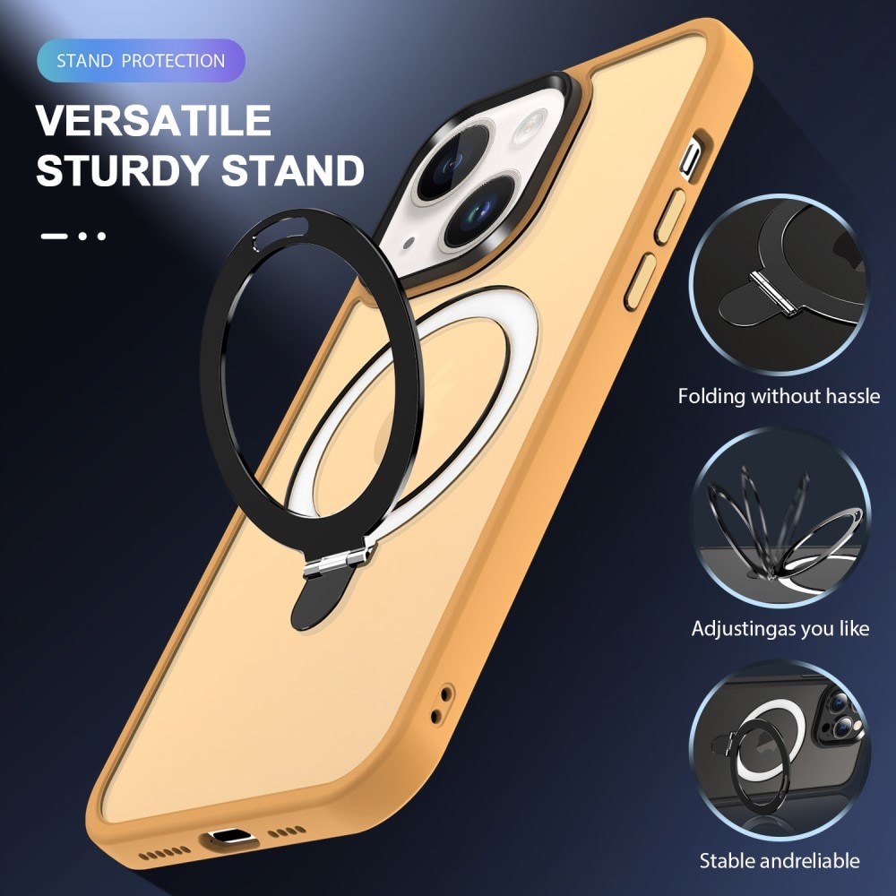 Hybriddeksel MagSafe Ring iPhone 13 Oransje