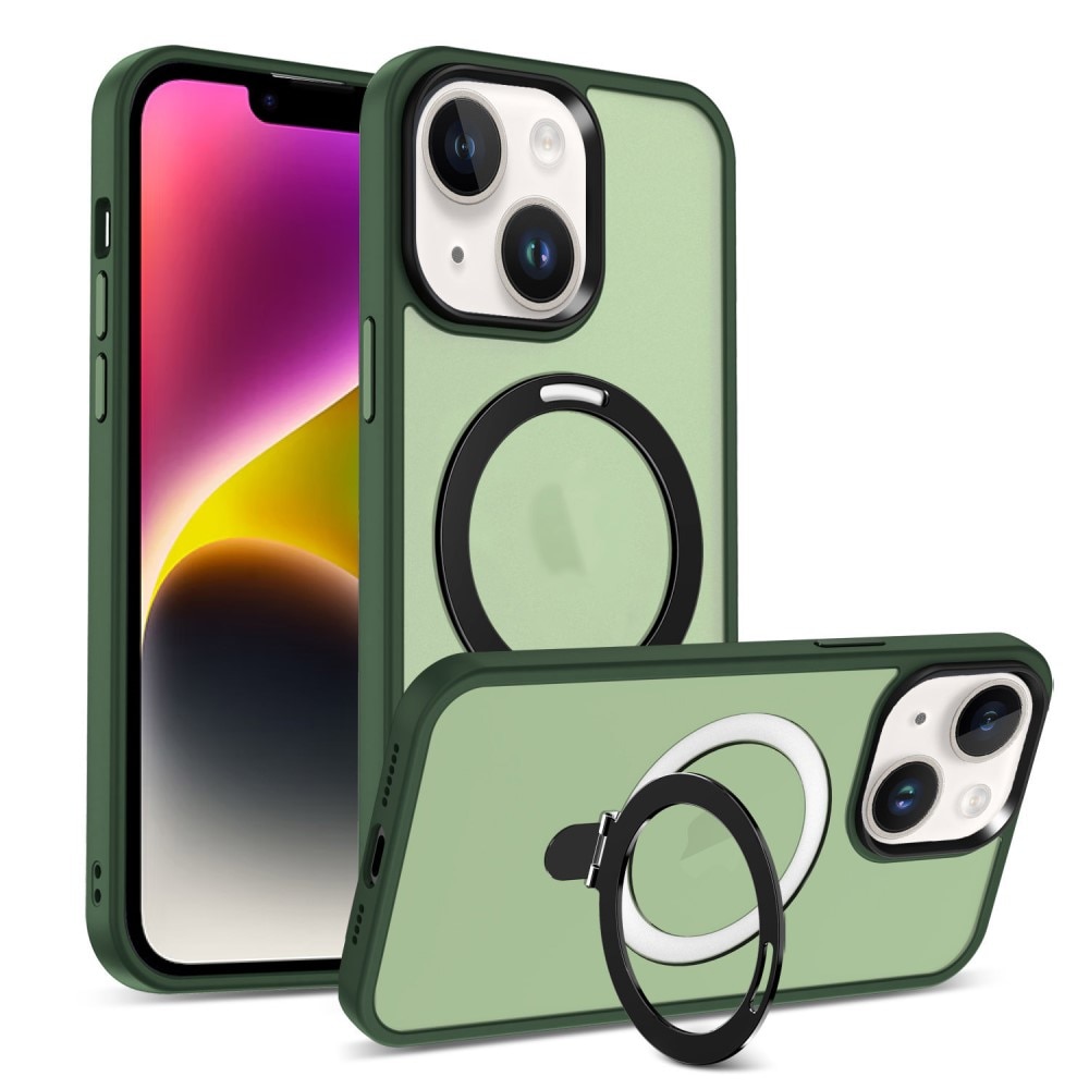 Hybriddeksel MagSafe Ring iPhone 13 grønn