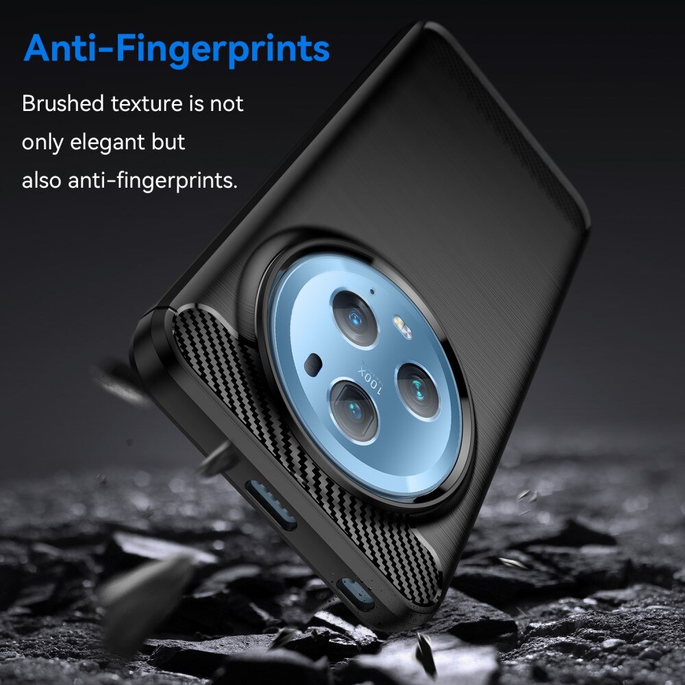 Honor Magic5 Pro Deksel TPU Brushed Svart