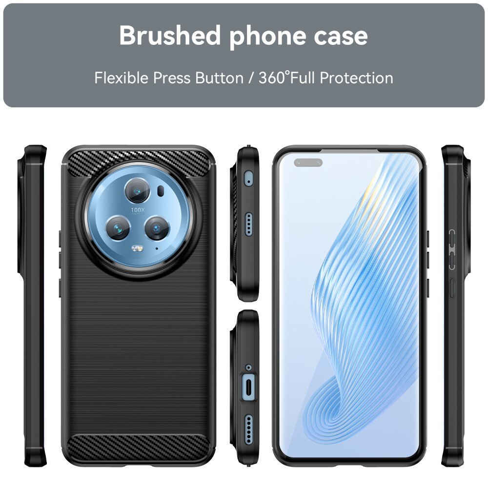 Honor Magic5 Pro Deksel TPU Brushed Black