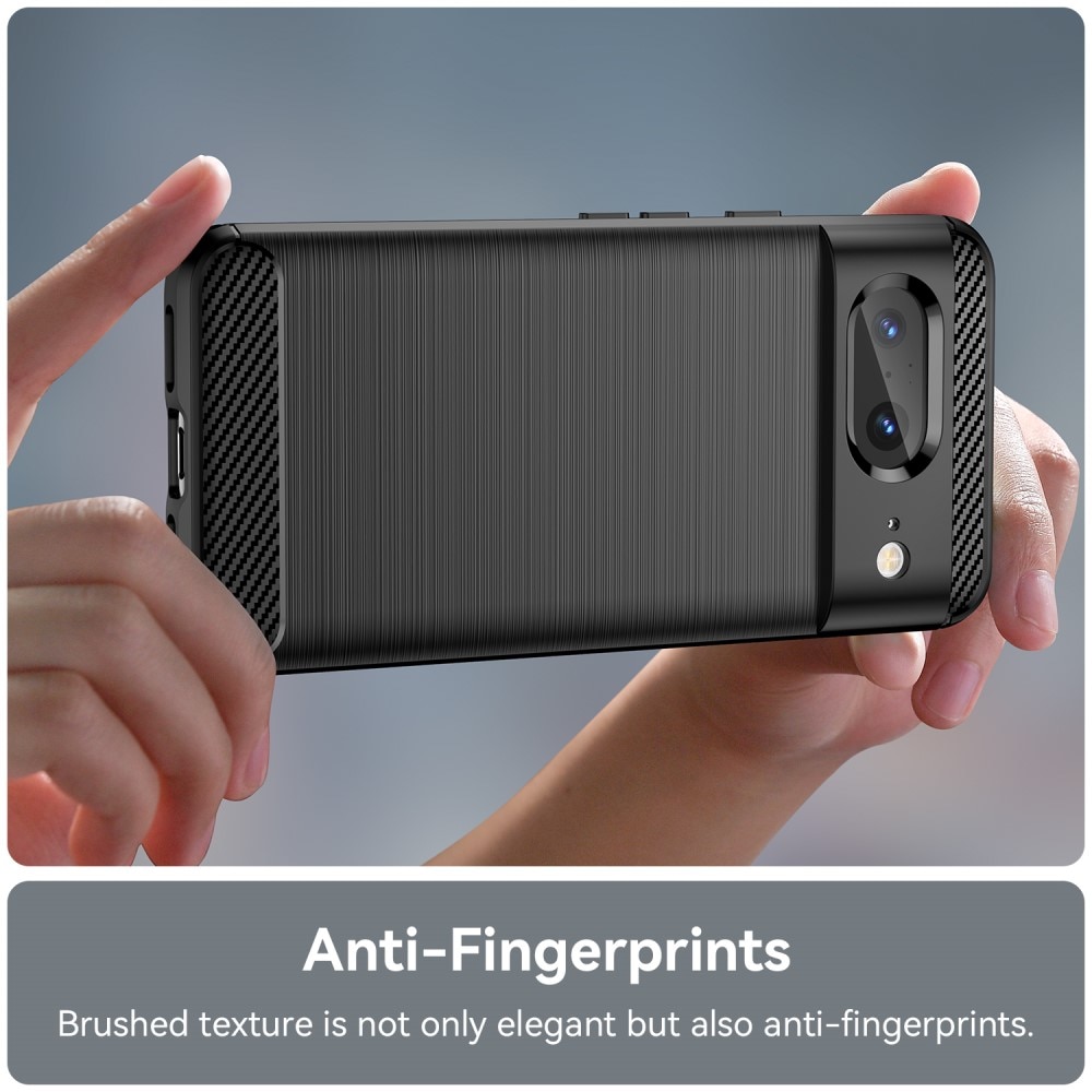 Google Pixel 8 Deksel TPU Brushed Svart
