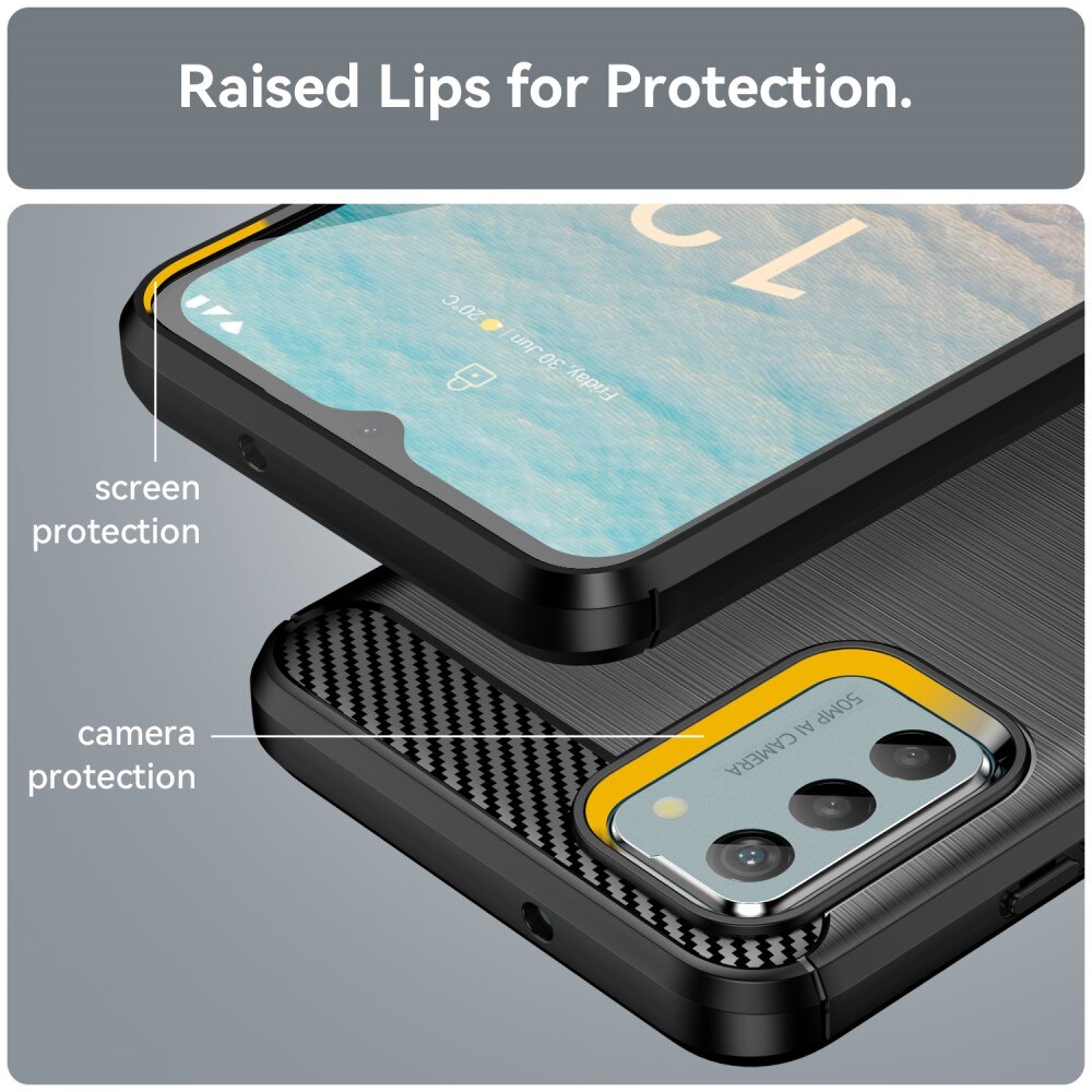  Nokia G22 Deksel TPU Brushed Svart