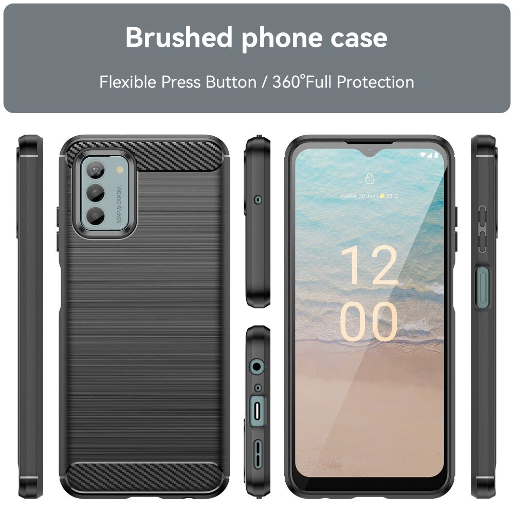  Nokia G22 Deksel TPU Brushed Svart
