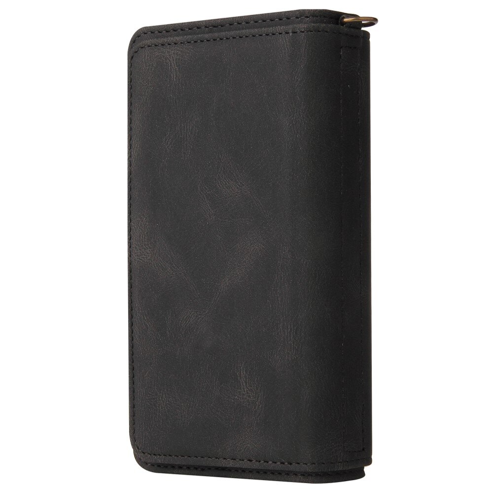 Leather Multi-Wallet Samsung Galaxy A54 svart