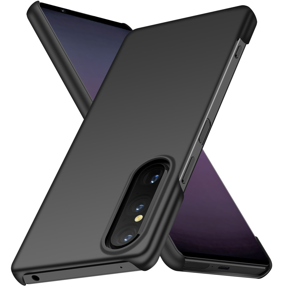 Hard Case Rubberized Sony Xperia 1 V svart