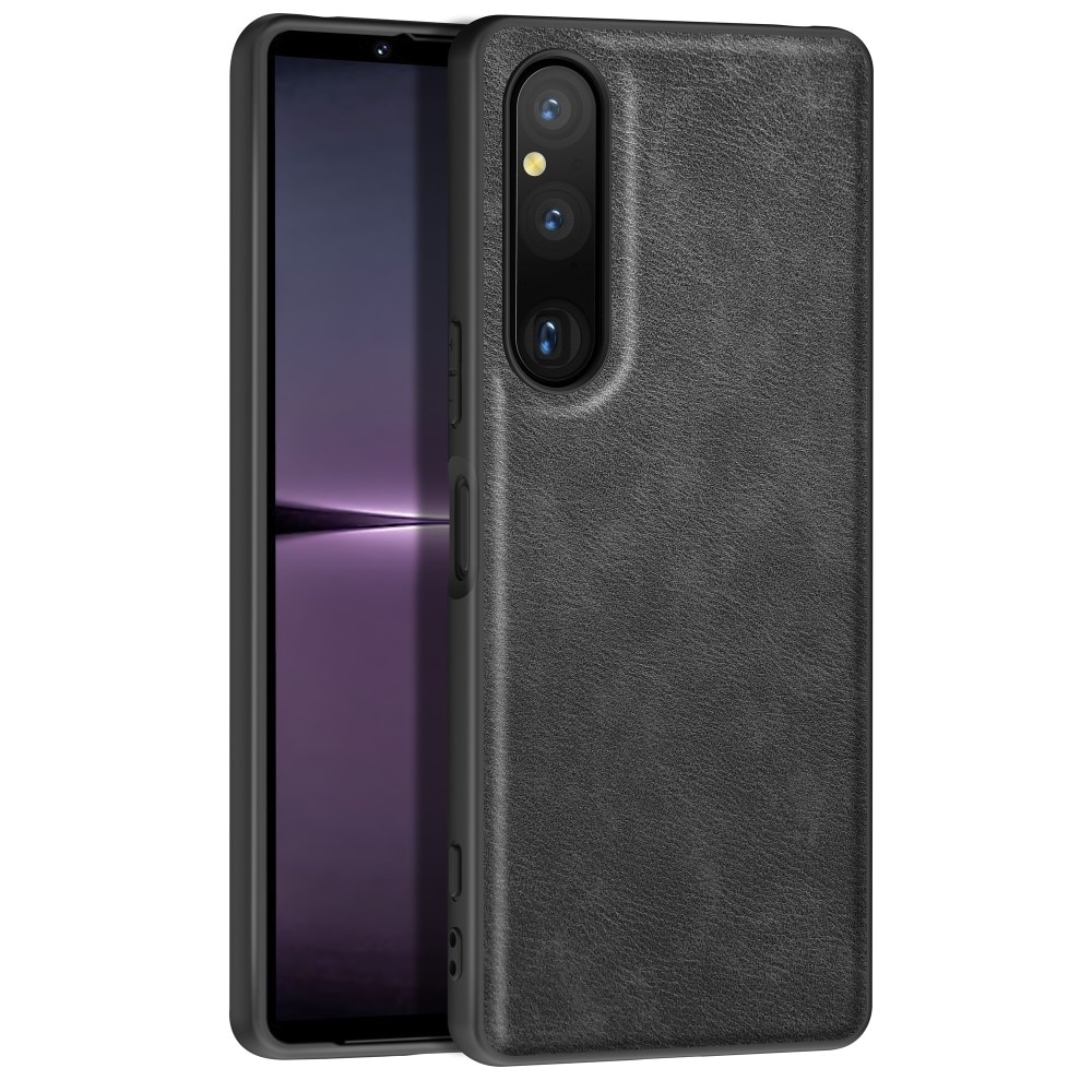 Lærdeksel Sony Xperia 1 V svart