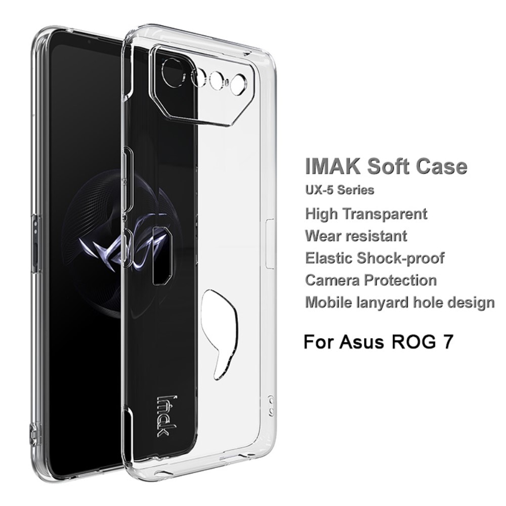 TPU Deksel Asus ROG Phone 7 Ultimate Gjennomsiktig