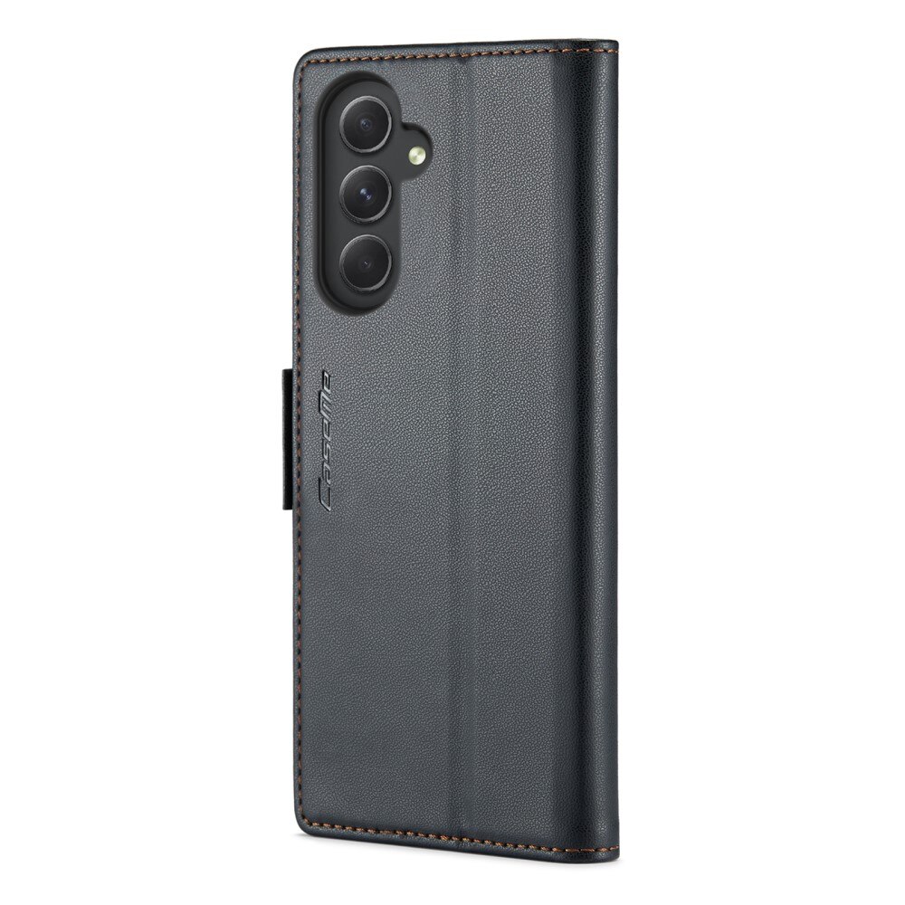 RFID blocking Slim Lommebokveske Samsung Galaxy A54 Svart