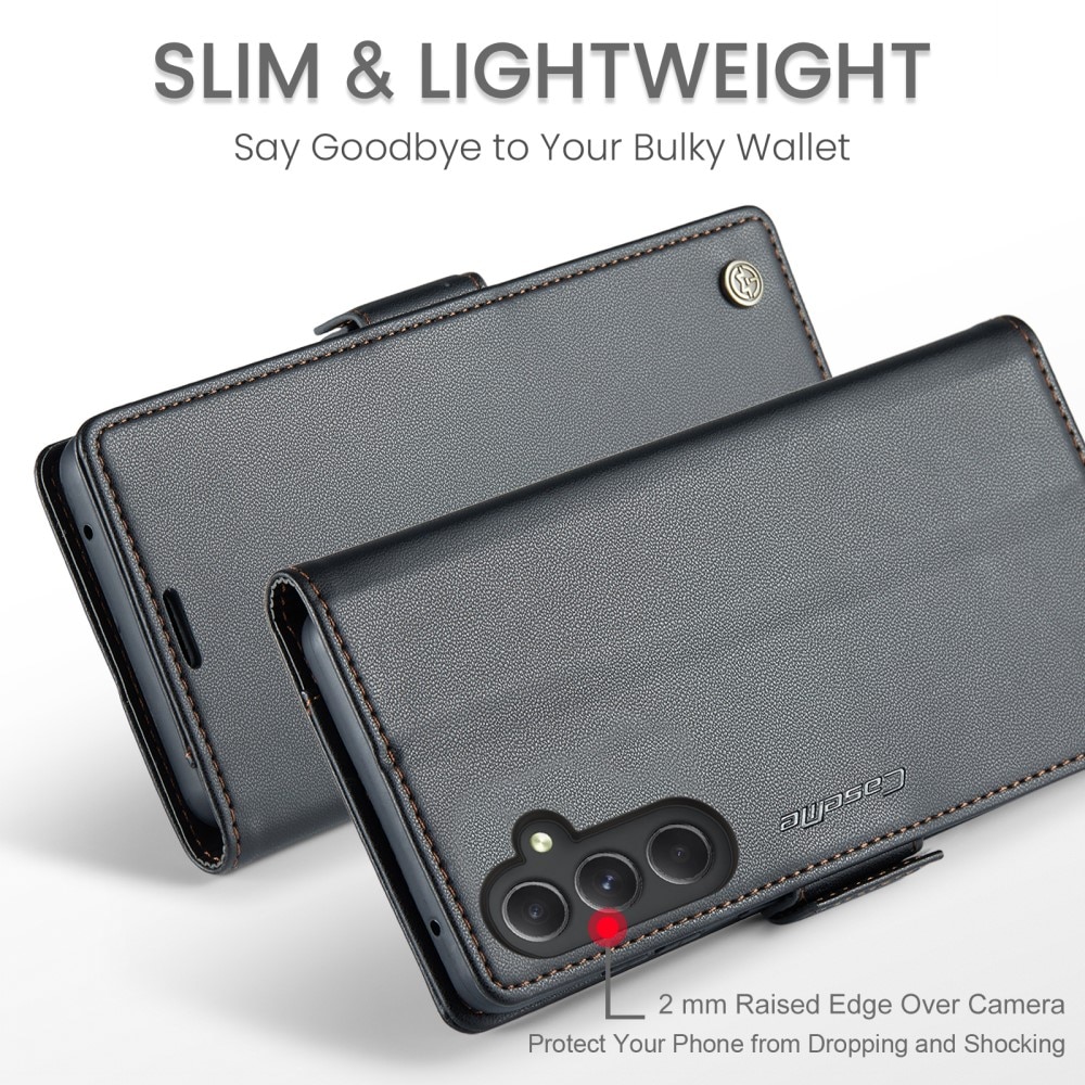 RFID blocking Slim Lommebokveske Samsung Galaxy A54 svart
