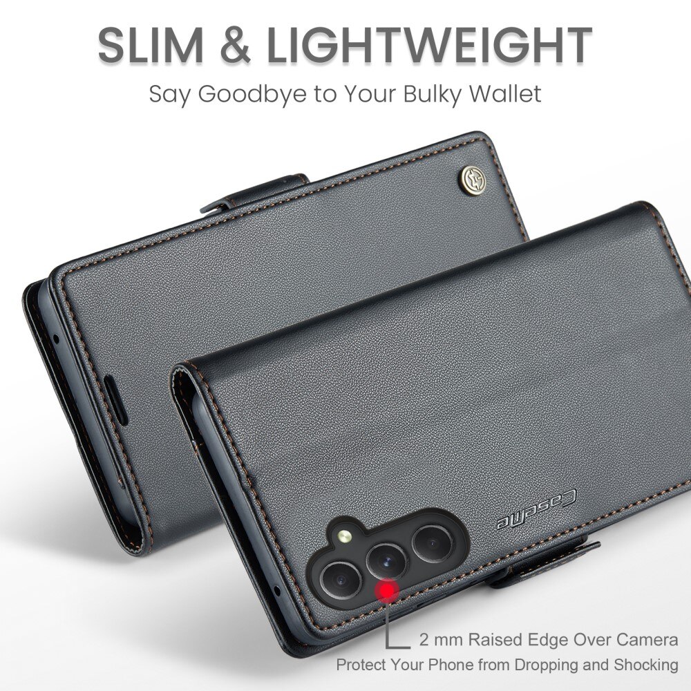RFID blocking Slim Lommebokveske Samsung Galaxy A54 Svart