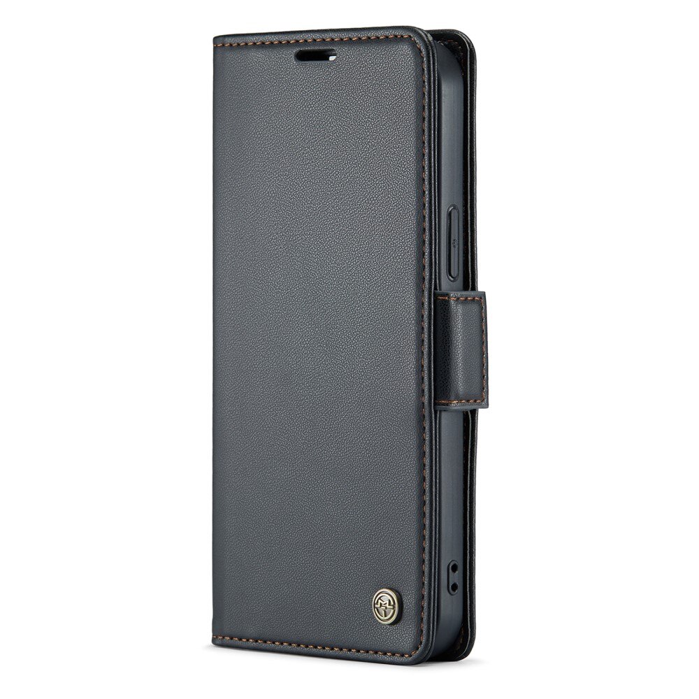 RFID blocking Slim Lommebokveske Apple iPhone 14 Pro Svart