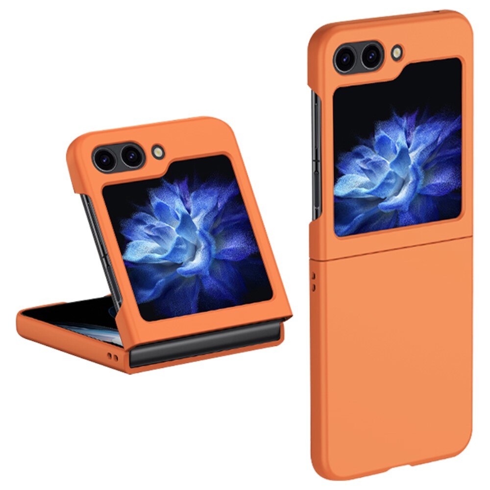 Hard Case Rubberized Samsung Galaxy Z Flip 5 oransje