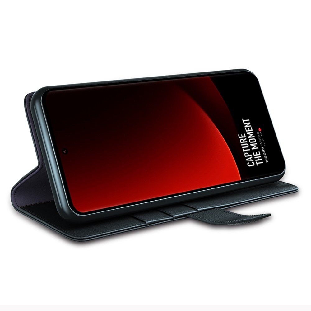 Ekte Lærveske Xiaomi 13 Ultra svart