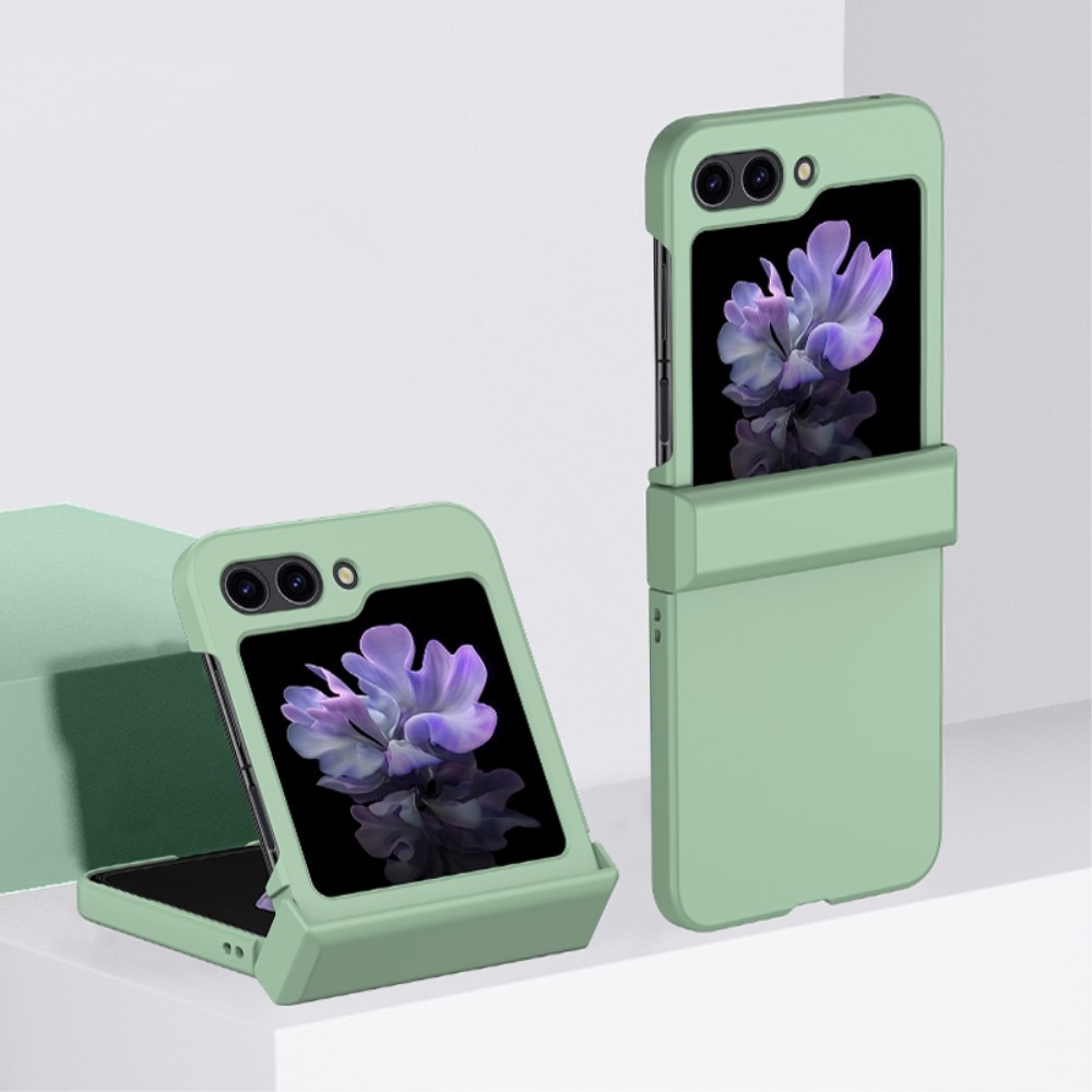 Hard Case Rubberized Hinge Protection Samsung Galaxy Z Flip 5 lysegrønn