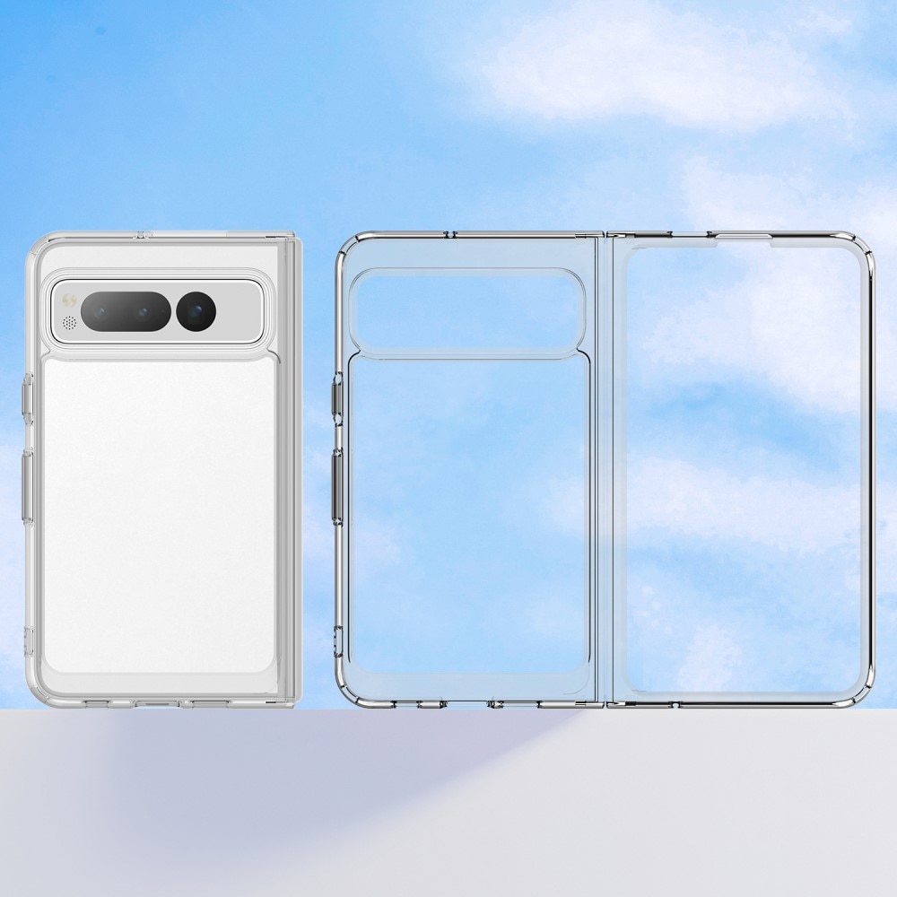 Crystal Hybrid Case Google Pixel Fold gjennomsiktig