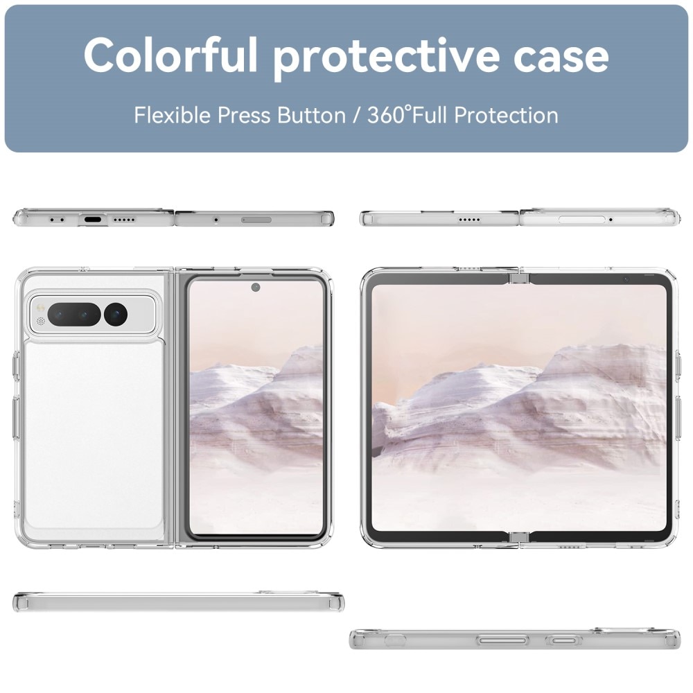 Crystal Hybrid Case Google Pixel Fold gjennomsiktig