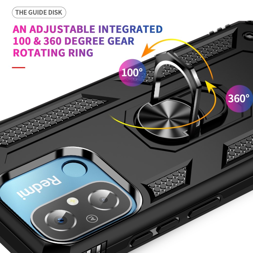 Hybriddeksel Tech Ring Xiaomi Redmi 12C svart