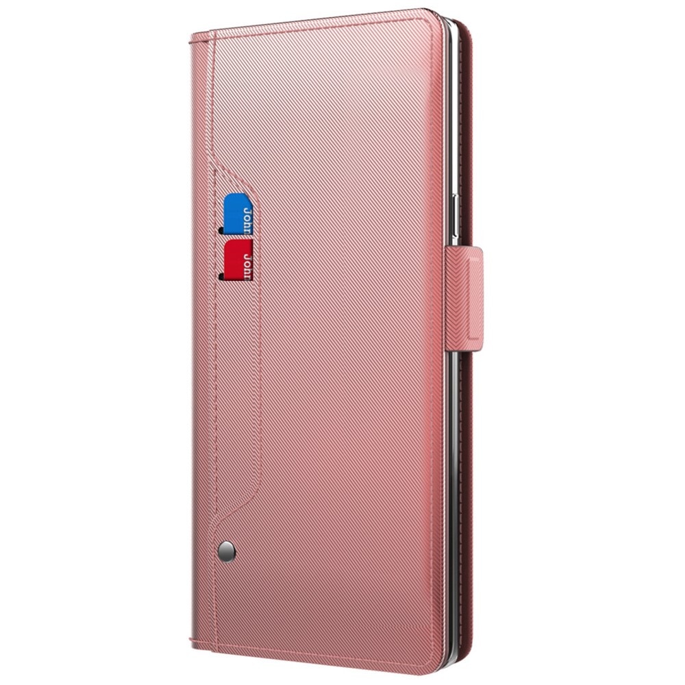 Lommebokdeksel Speil Sony Xperia 1 V rosa gull