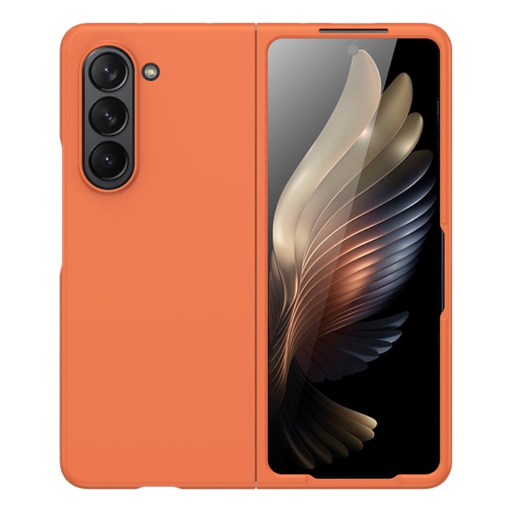 Hard Case Rubberized Samsung Galaxy Z Fold 5 oransje