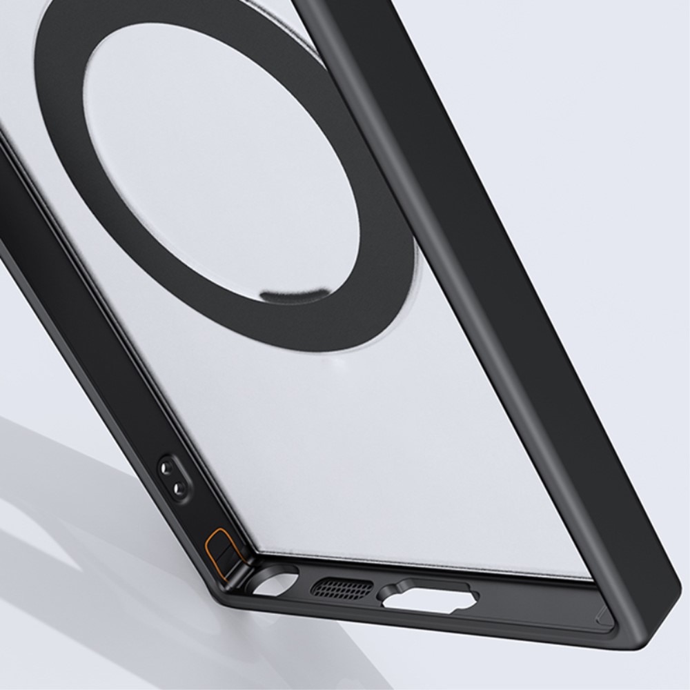 Hybriddeksel MagSafe Ring Kickstand Samsung Galaxy S23 Ultra svart