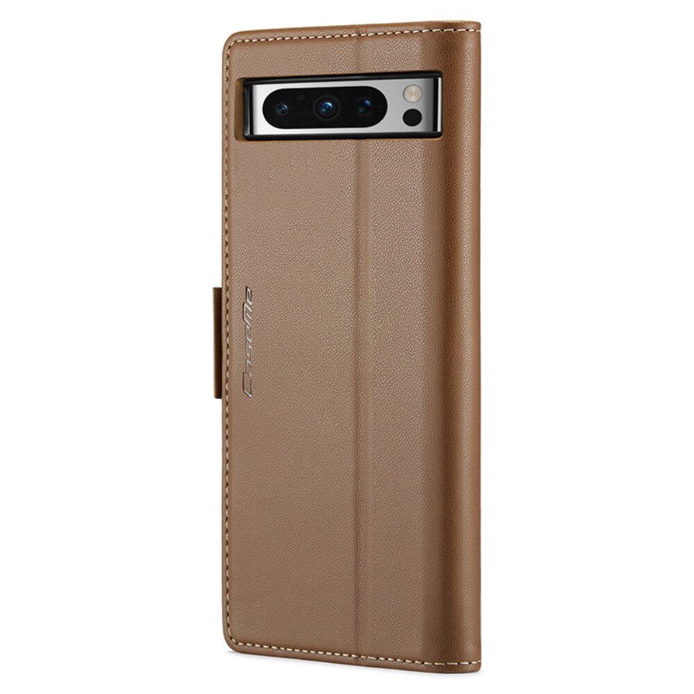 RFID blocking Slim Lommebokveske Google Pixel 8 Pro Brun