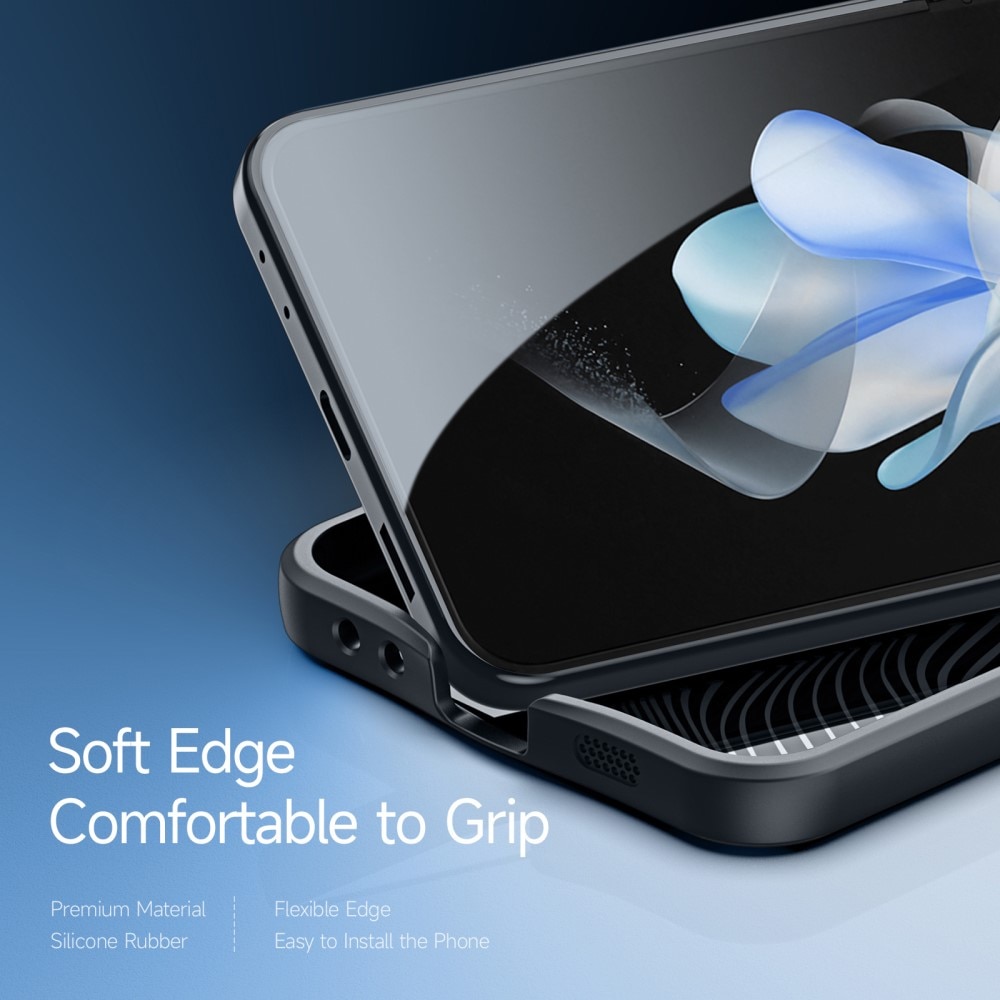 Aimo Series Deksel Samsung Galaxy Z Flip 5 gjennomsiktig
