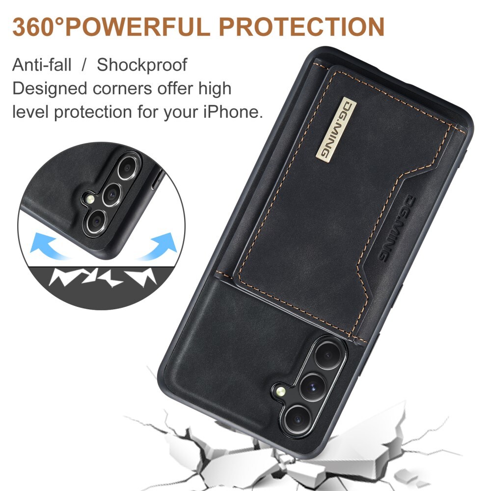 Magnetic Card Slot Case Samsung Galaxy A14 Svart