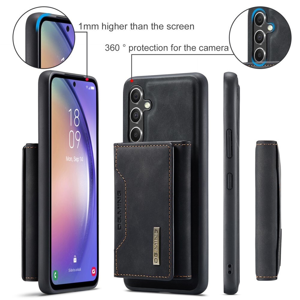 Magnetic Card Slot Case Samsung Galaxy A54 Svart