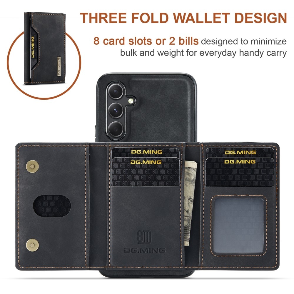 Magnetic Card Slot Case Samsung Galaxy A54 Svart